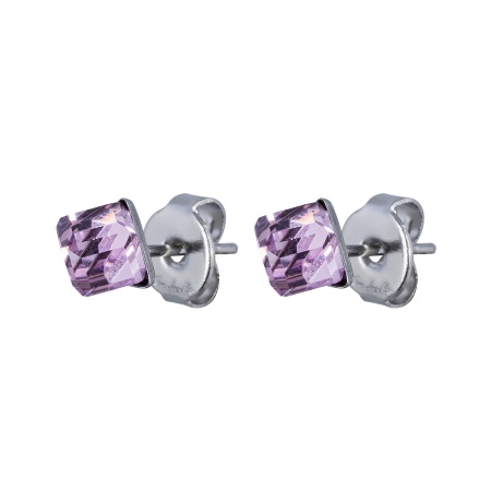 Пусеты Fiore Luna,  Pink, SWE2127/1 P S
